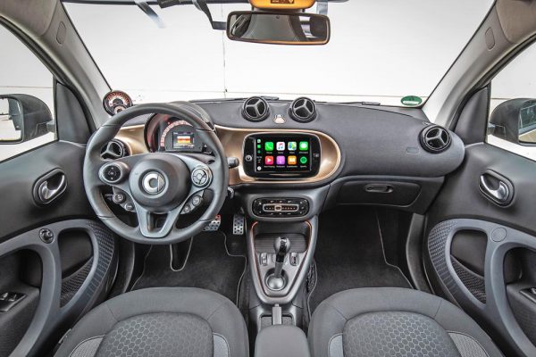 Prueba Smart EQ ForTwo interior