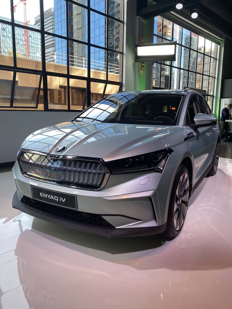 Frontal del Skoda Enyaq iV