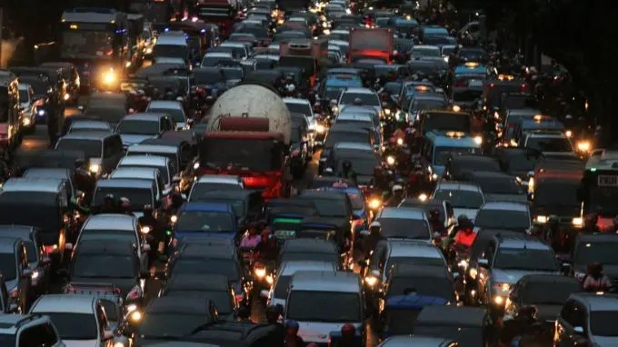 Atasco Vehículos atascados en la carretera