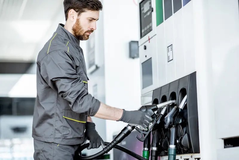 Gasolinera de coches GLP