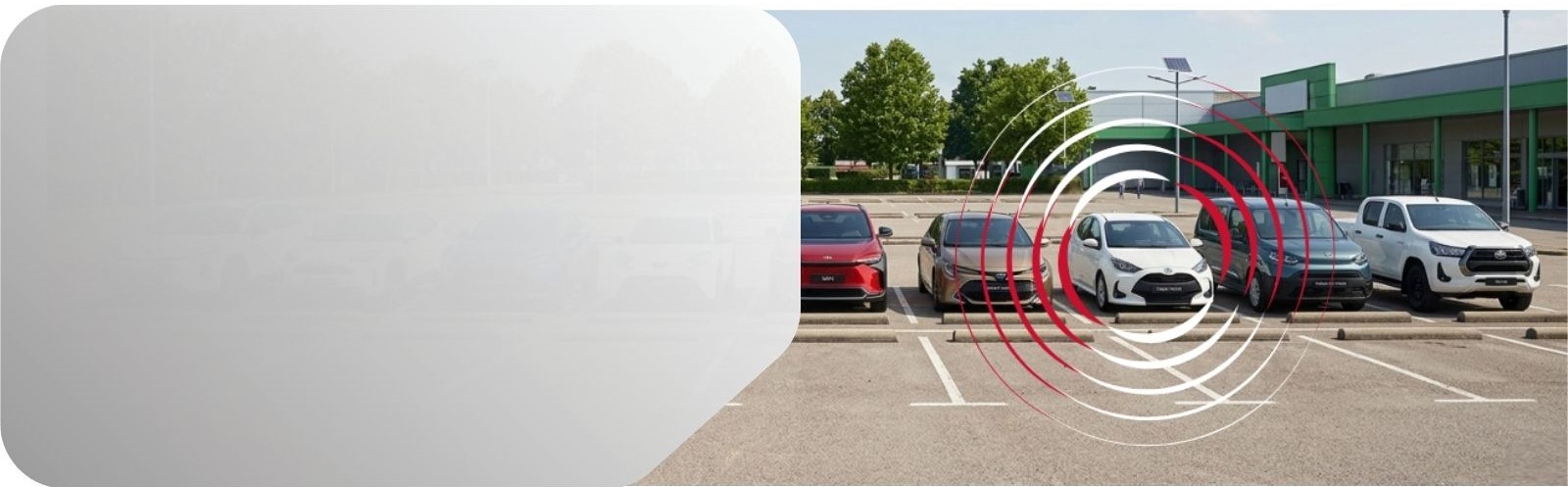 Parking con vehículos Toyota